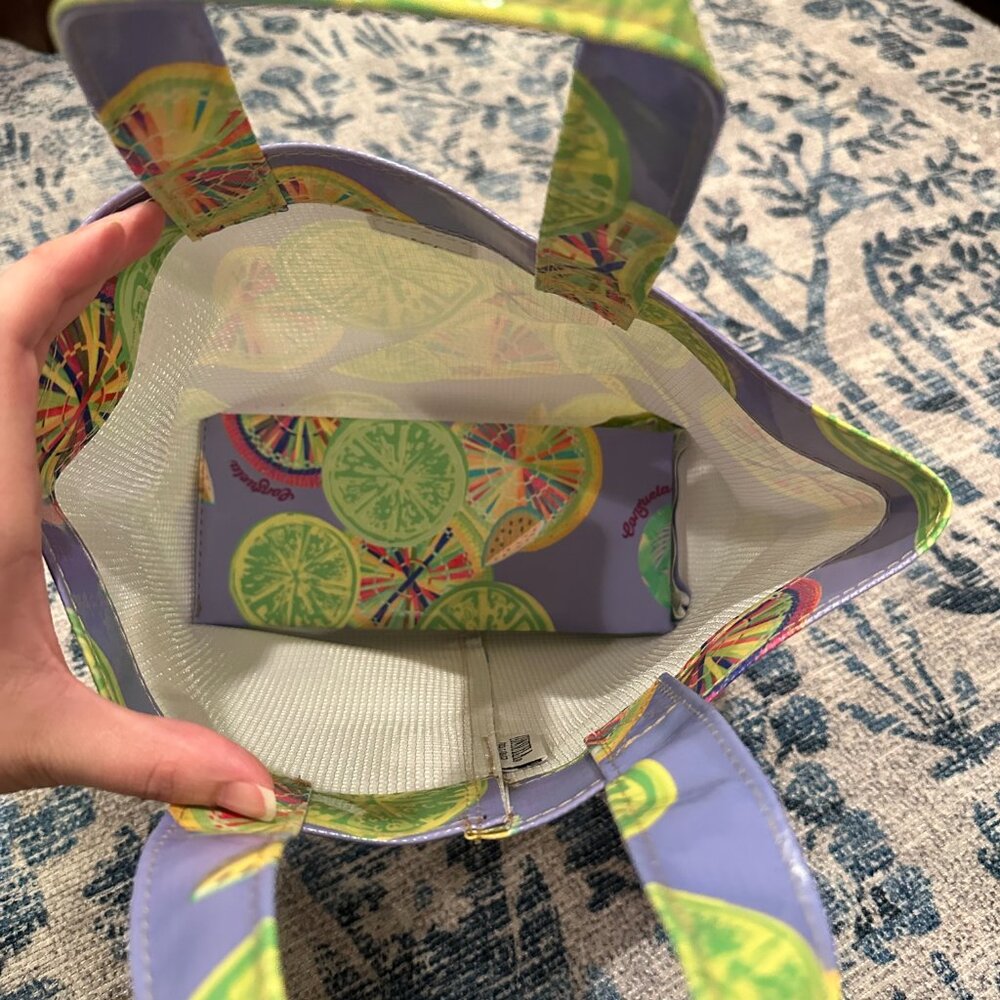 Consuela Mini Bag - "Sandy" Lime Pattern - Picture 4 of 6